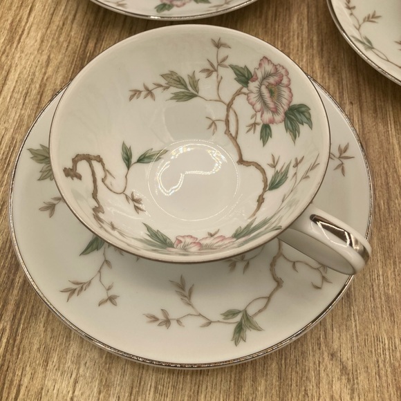 1 NORITAKE CHINA JAPAN 5502 CHATHAM CUP TEA AND SAUCER - Picture 3 of 14